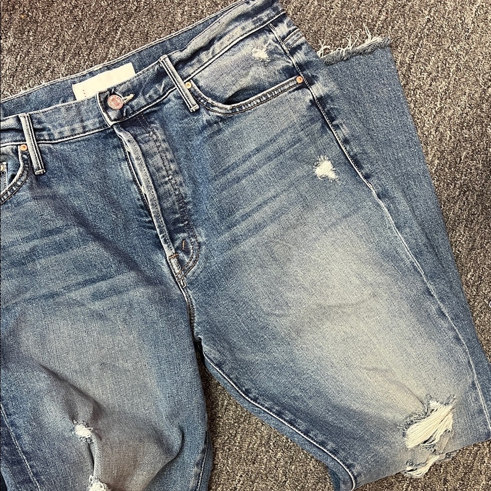 MOTHER The Trickster Skimp Fray Thrill Seeker New Size 31 - Picture 9 of 10
